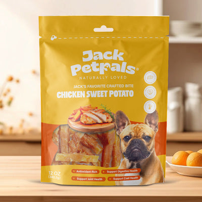 Jack PetPals Crafted Bite Chicken Sweet Potato Dog Treats (12oz) Dog Treats American Pet Supplies