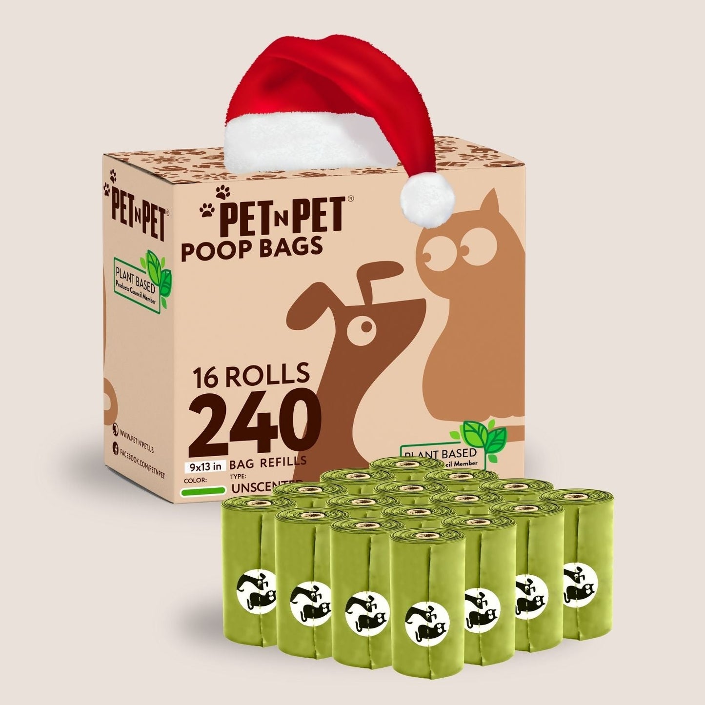 Plant-based Dog Poop Bags Pet Waste Bags Pet N Pet ®