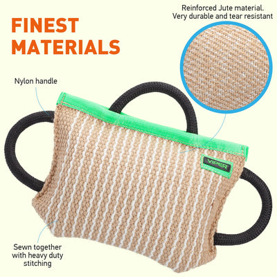 Viper Jute Classic Bite Pillow Dog Toys Dogline