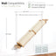 Slanted Cat Scratcher for Wall Natural Bamboo 2-Tier Double None Cat Scratcher Catastrophic Creations
