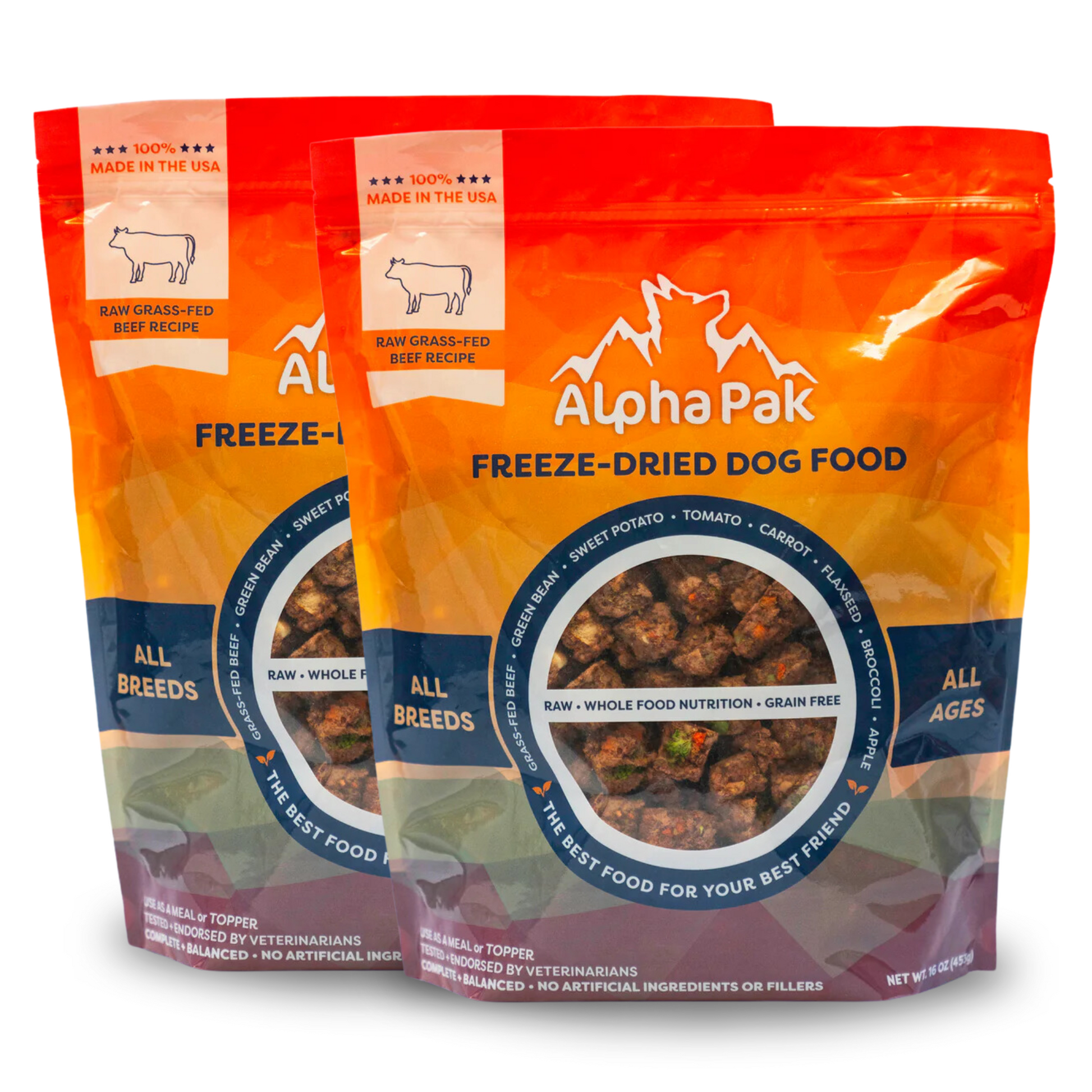 PREMIUM RAW FREEZE DRIED DOG FOOD BEEF freeze dried dog food Alpha Pak