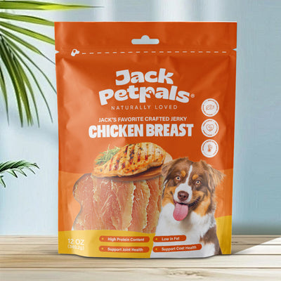 Jack PetPals Handcrafted Jerky Chicken Breast Dog Treats (12oz) Dog Treats American Pet Supplies