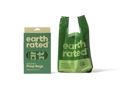 Earth Rated Unscented Easy-Tie Handle Bags 120ct Pet Palette Distribution