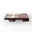 Wall Mounted Cat Feeding Shelf Standard English Chestnut Bamboo 18" Solid Shelf Cat shelves/bed Catastrophic Creations