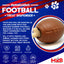 Football eDispenser Durable Rubber Chew Toy and Treat Dispenser Rubber Dog Toys SodaPup/True Dogs, LLC