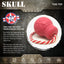 USA-K9 Skull Dog Chew Toy & Treat Dispenser - Made in USA | SodaPup Rubber Dog Toys SodaPup/True Dogs, LLC