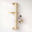 Wall Mounted Cat Climbing Pole - Sisal Cat Scratcher Catastrophic Creations