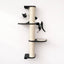 Wall Mounted Cat Climbing Pole - Sisal Onyx Bamboo 3-Tier Leaf Shelf Natural Cork Pad Cat Scratcher Catastrophic Creations