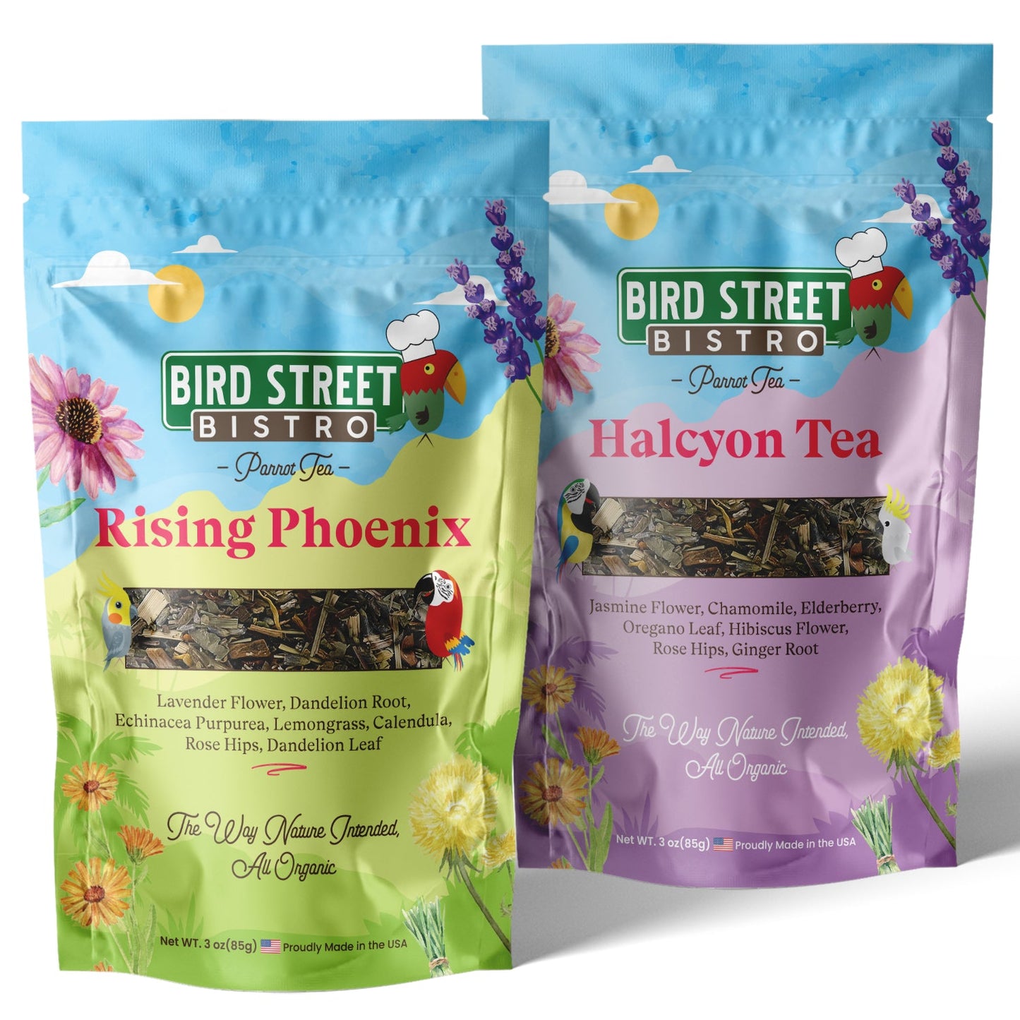 Parrot Tea Bundle Pack Parrot Tea Bird Street Bistro