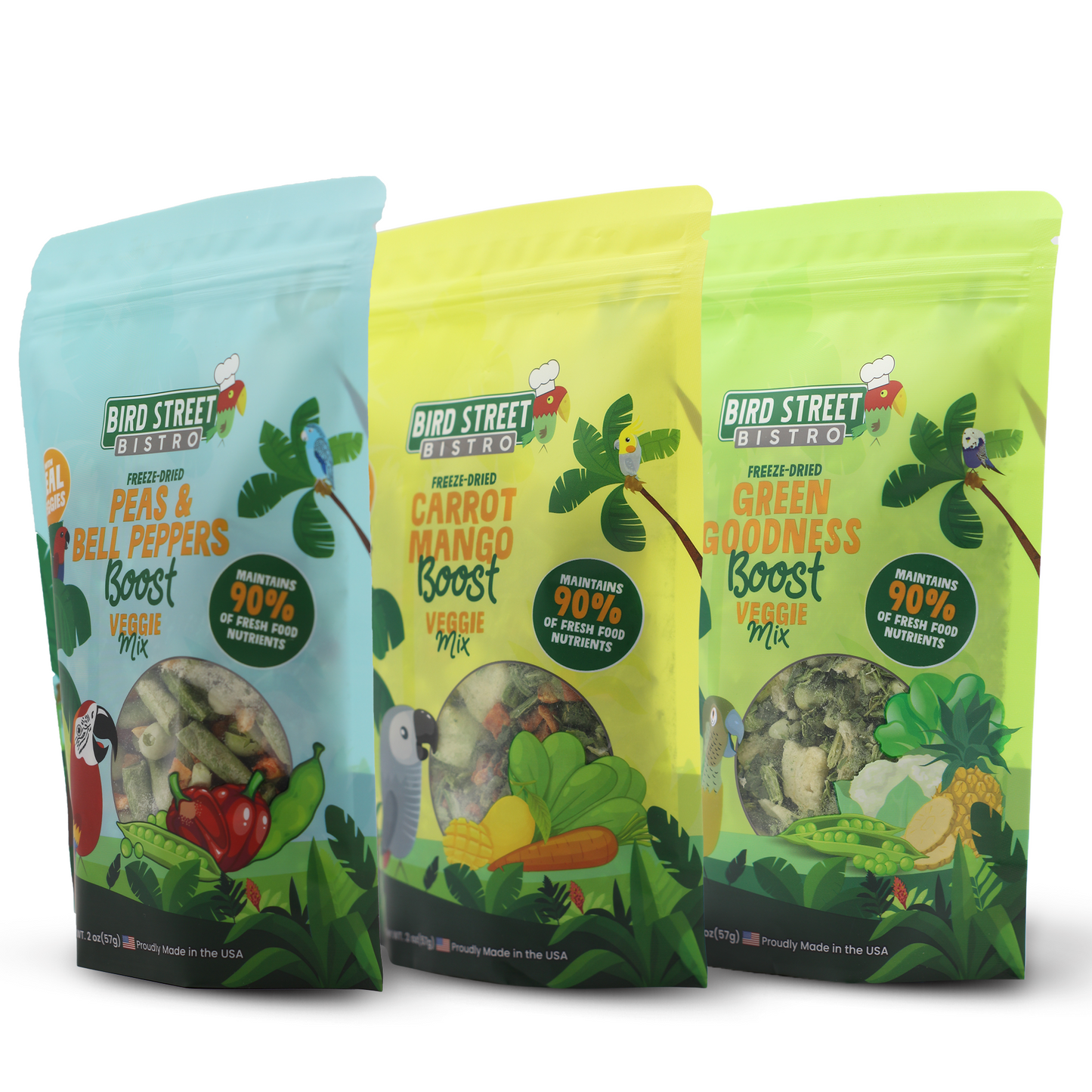 Freeze-Dried Tripack Bird Food Bird Street Bistro