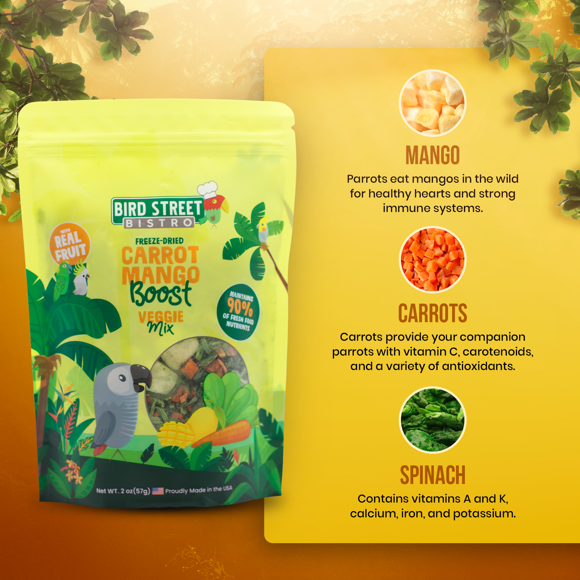 Freeze-Dried Tripack Bird Food Bird Street Bistro