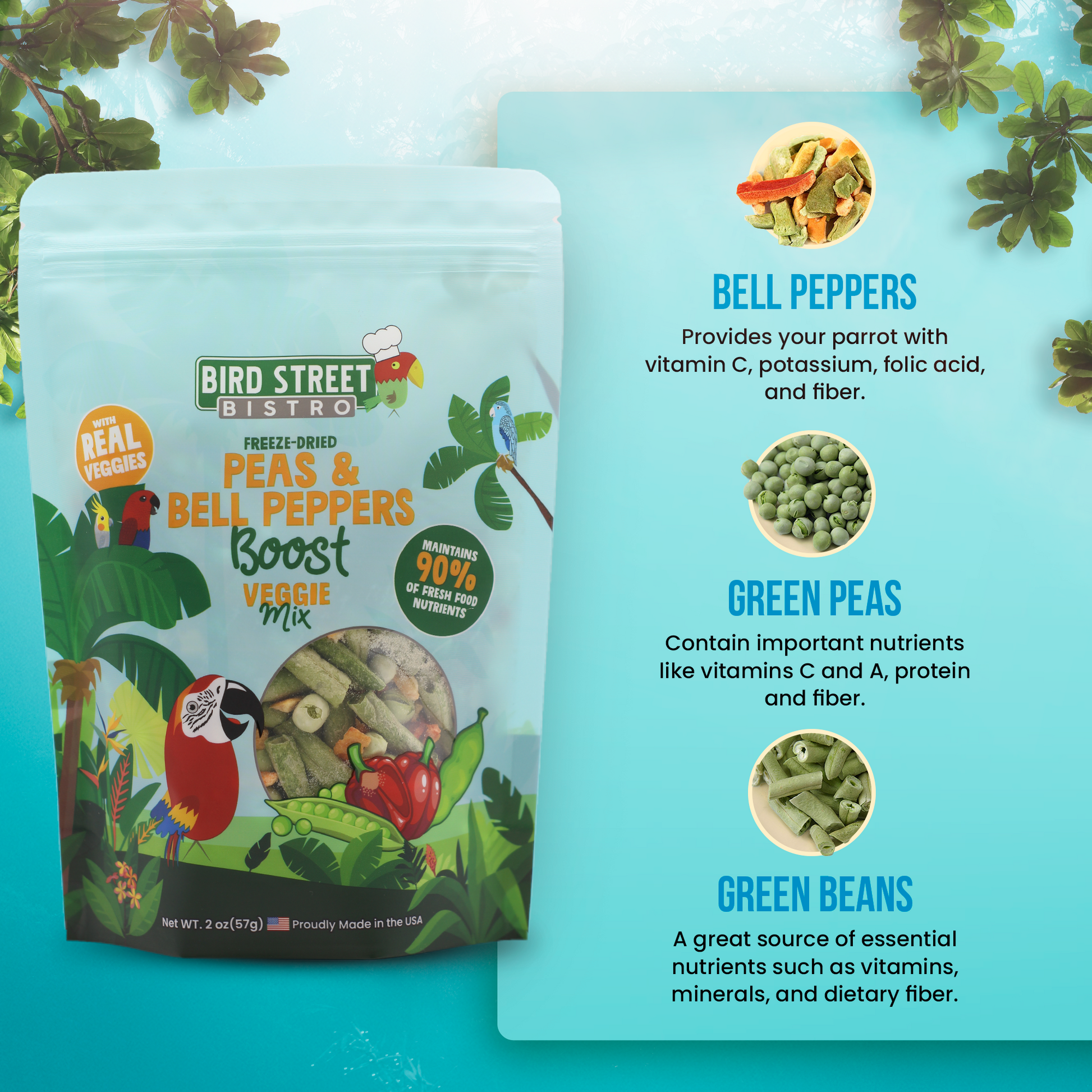 Freeze-Dried Tripack Bird Food Bird Street Bistro