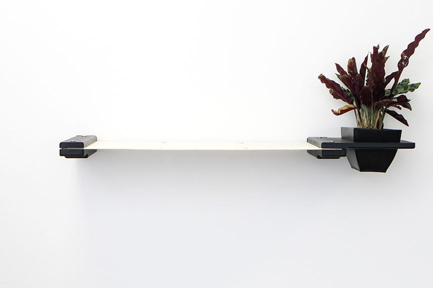 Cat Hammock Wall with Planter Onyx Bamboo Natural Canvas 24" Cat Hammock Catastrophic Creations