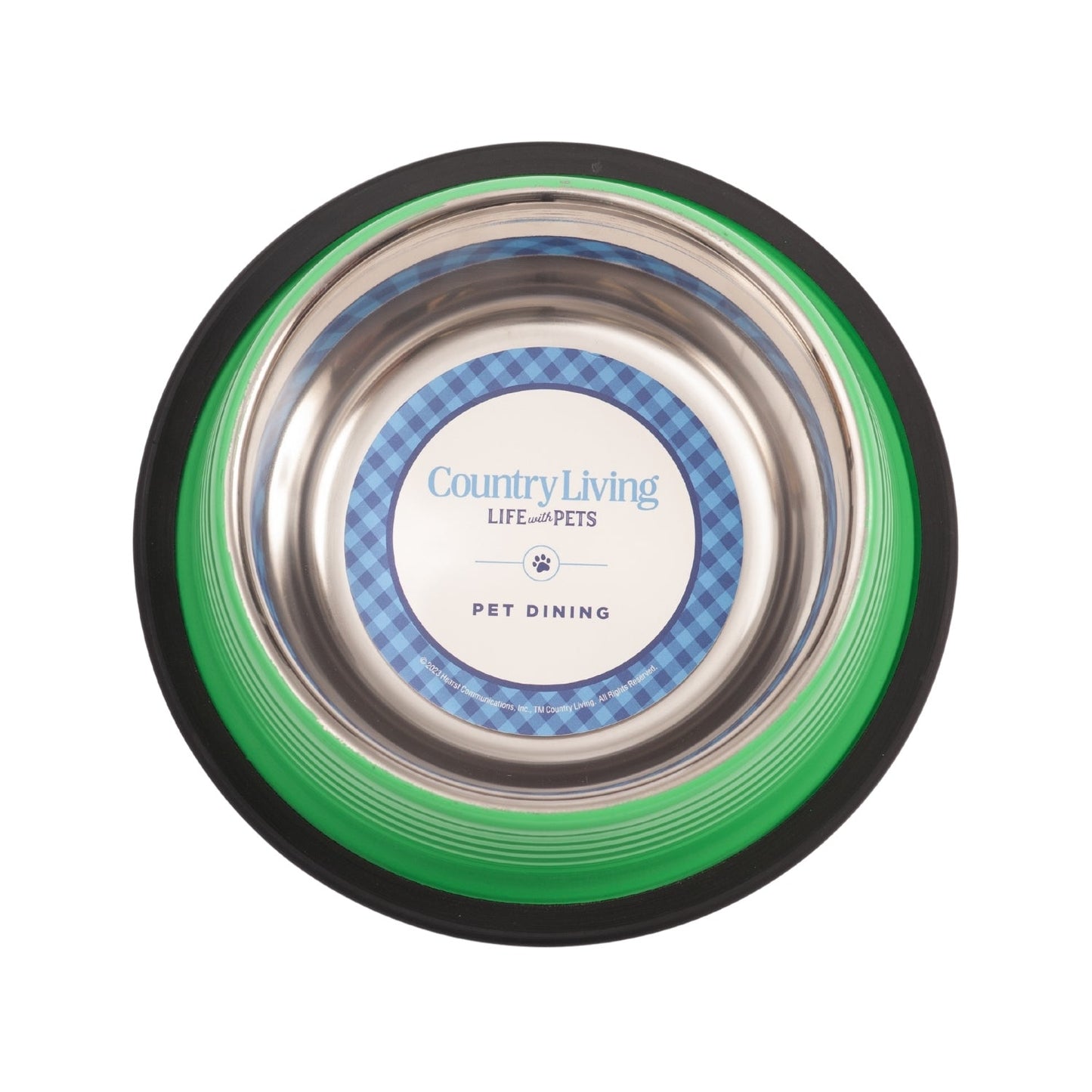 Country Living Set of 2 Ribbed Non-Slip Pet Bowls – Irish Green Ribbed Bowls American Pet Supplies