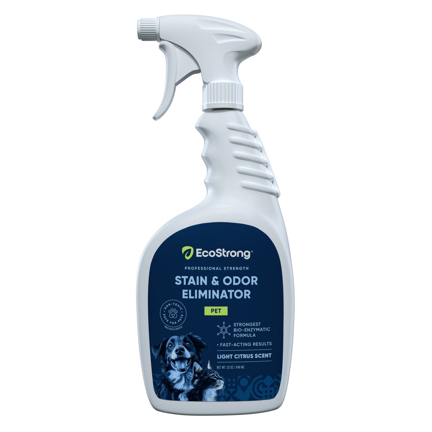Pet Stain and Odor Eliminator 32 oz Sprayer Bottle Pet & Animal > Pet Stain & Odor EcoStrong