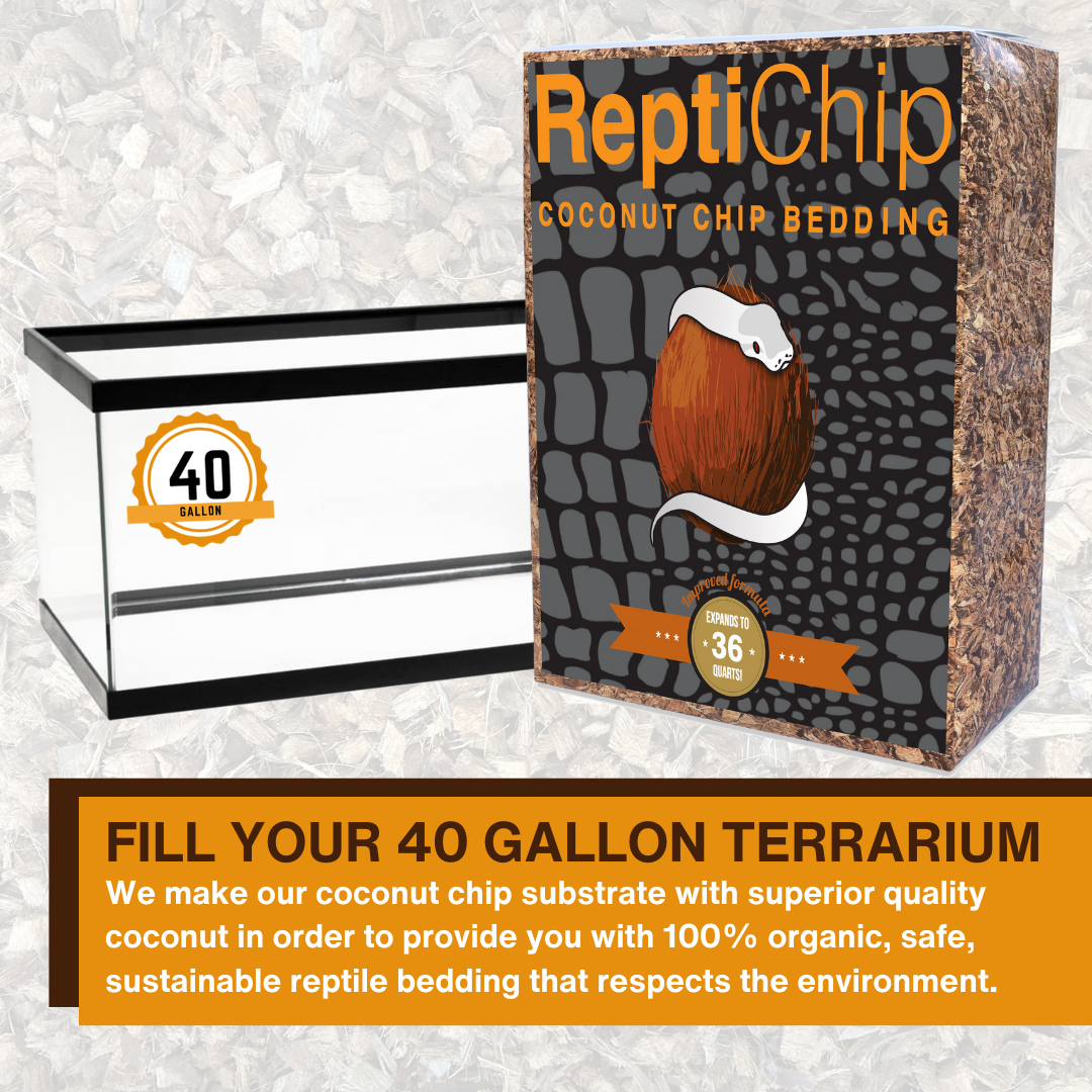 ReptiChip Coarse Coconut Chip Mix; Ready to Use Substrate ReptiChip LLC