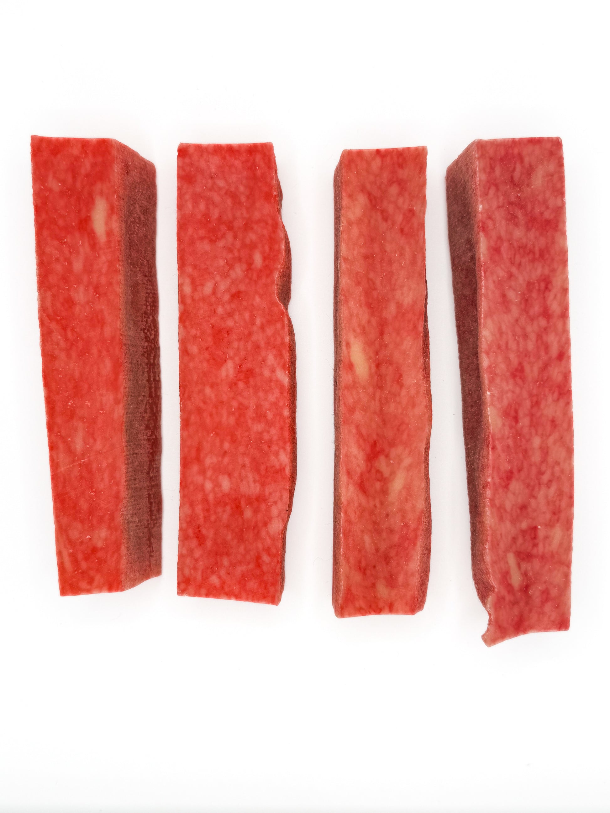 Strawberry Flavored Yak Cheese Chew - made with REAL STRAWBERRY Puree - Single Yak Chew Chief’s Treats and Pet Supplies