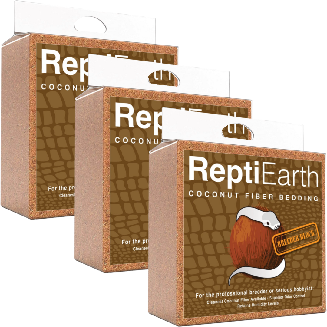 ReptiEarth Breeder Blocks and Bundles 3 Pack Substrate ReptiChip LLC