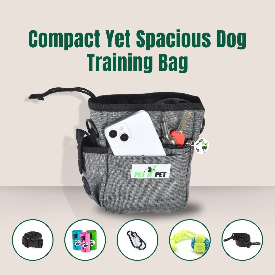Dog Treat Pouch with 3 Rolls of Poop Bags Dog Training Accessories Pet N Pet ®