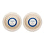 Country Living Set of 2 Natural Fiber Dog Bowls – White Swan Bamboo Bowls American Pet Supplies