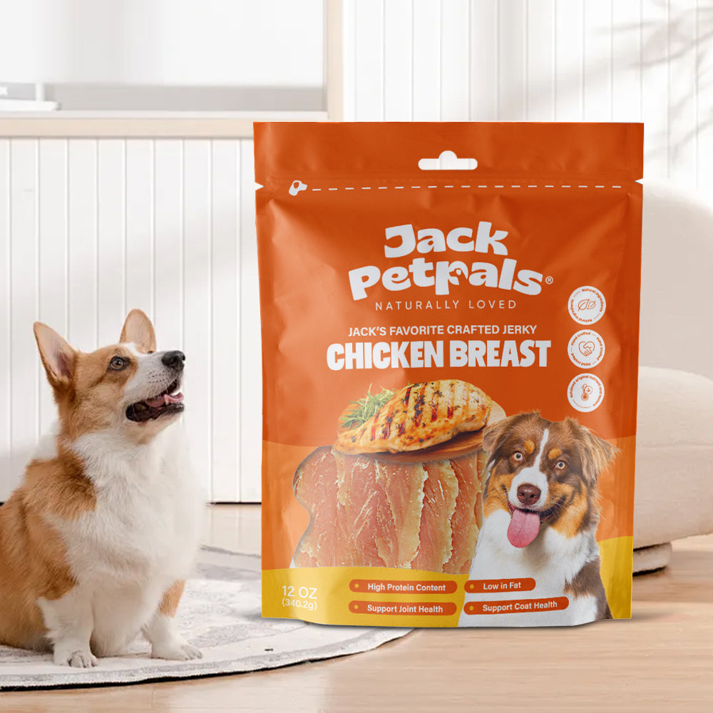 Jack PetPals Handcrafted Jerky Chicken Breast Dog Treats (12oz) Dog Treats American Pet Supplies