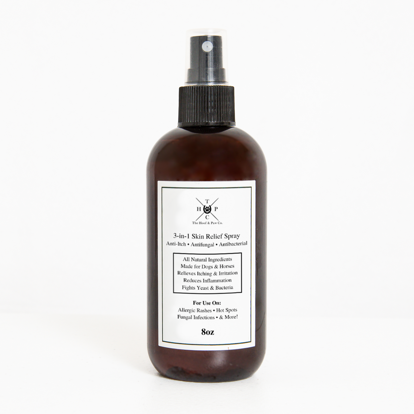 3-in-1 Skin Relief Spray for Dogs & Horses 8oz The Hoof & Paw Co.
