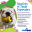Corn on the Cob eDispenser Durable Rubber Treat Dispenser Rubber Dog Toys SodaPup/True Dogs, LLC
