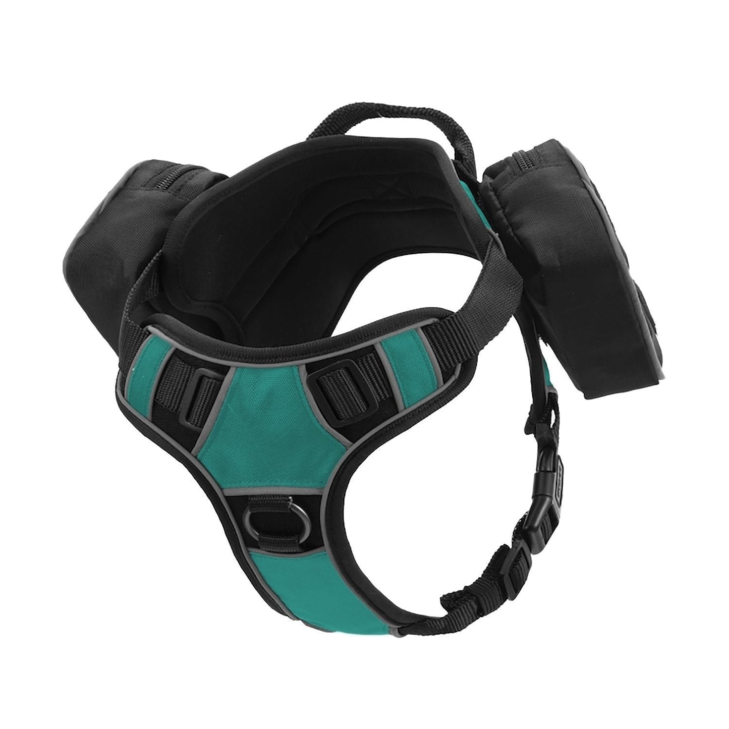 Quest Removable Utility Saddlebags + Built-In Waste Bag Dispenser Dog Harnesses Dogline