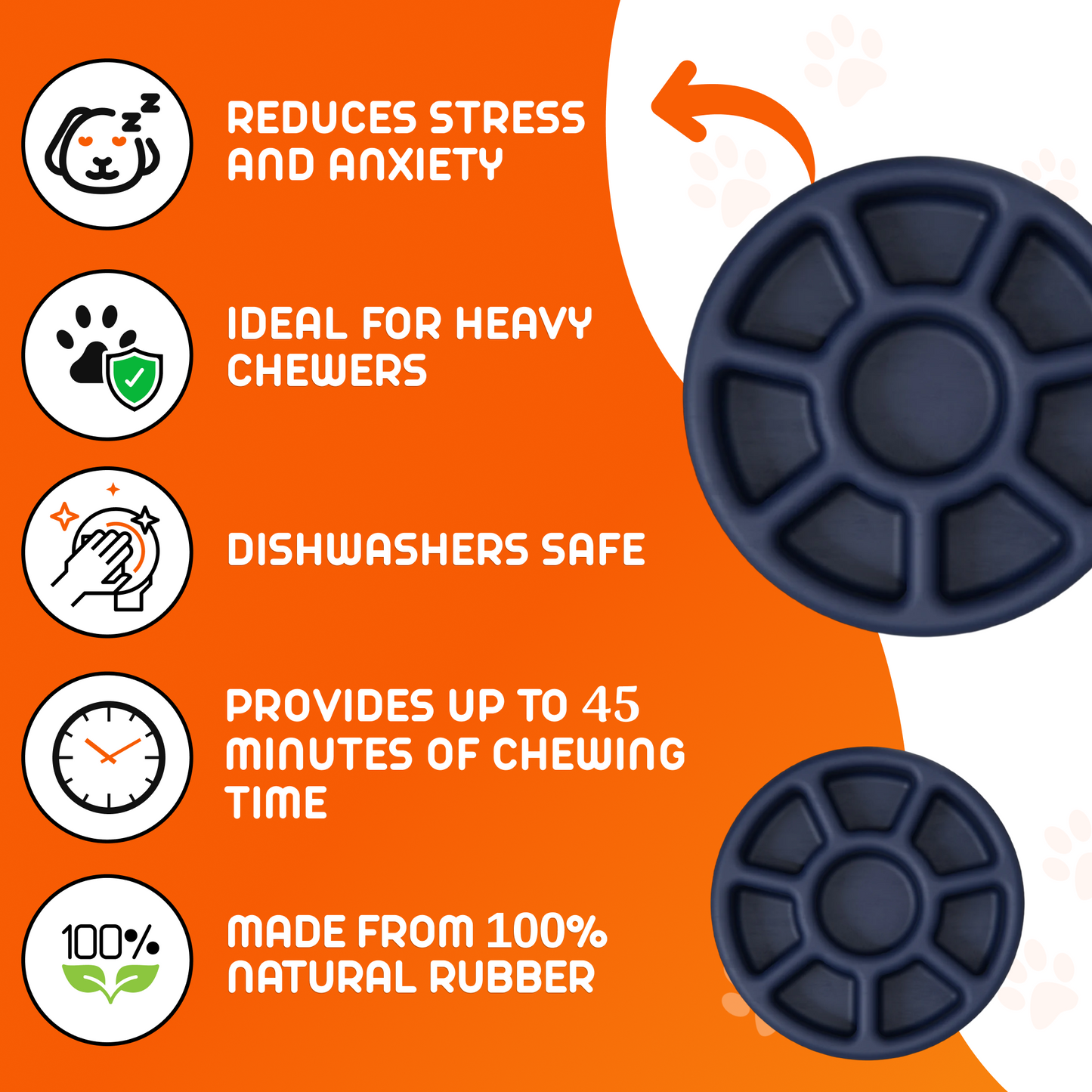 FreezWheel - Durable Interactive Chew Freezbone
