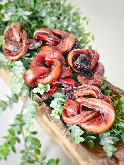 Beef Pizzle (Sticks, Loops, Short, 8-10oz (Woven) Naked Beasts