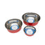 Country Living Set of 2 Heavy Gauge Stainless Steel Dog Bowls - Perfect for Food & Water Bowl American Pet Supplies
