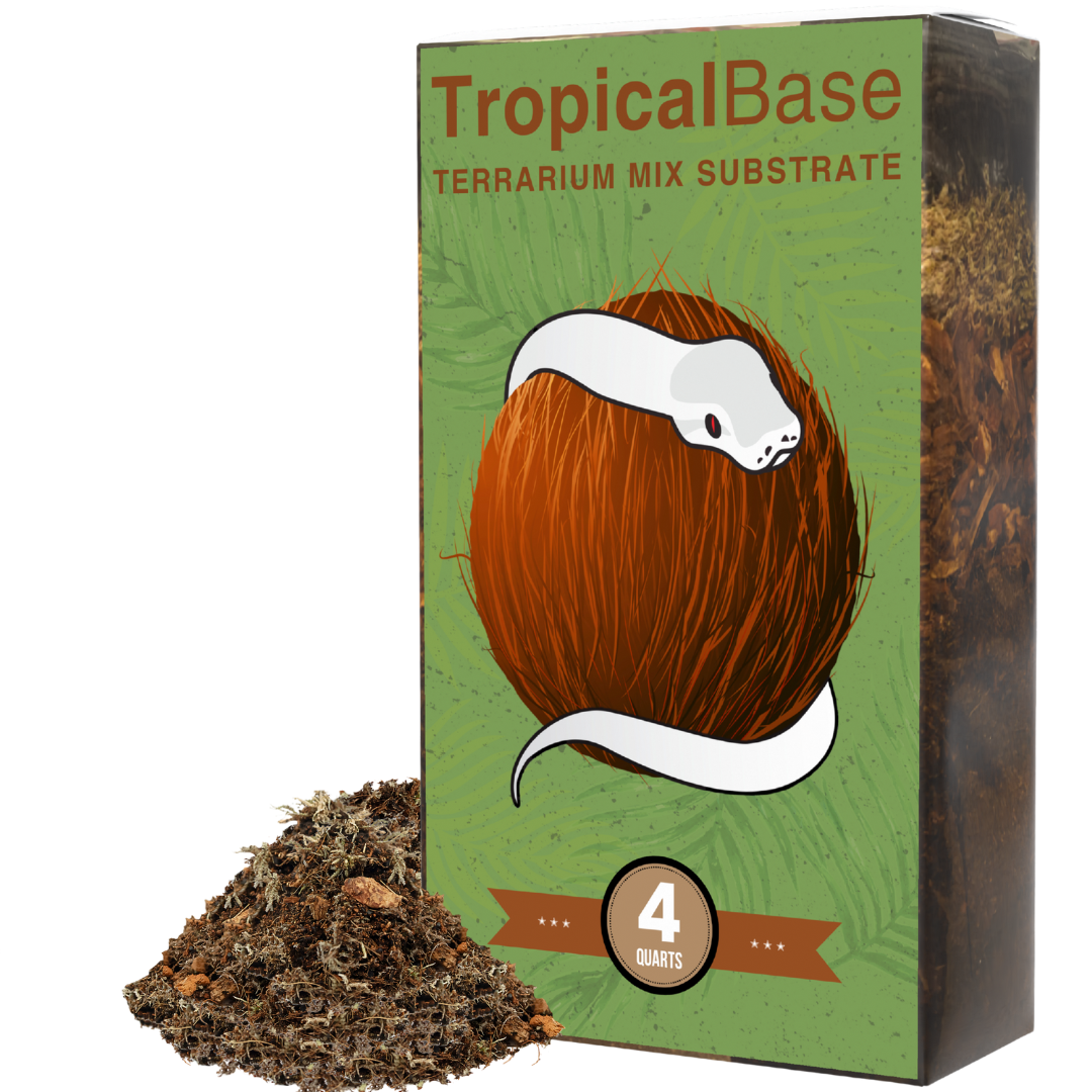 TropicalBase Terrarium Mix; Bioactive Ready to Use 4 Quart Substrate ReptiChip LLC
