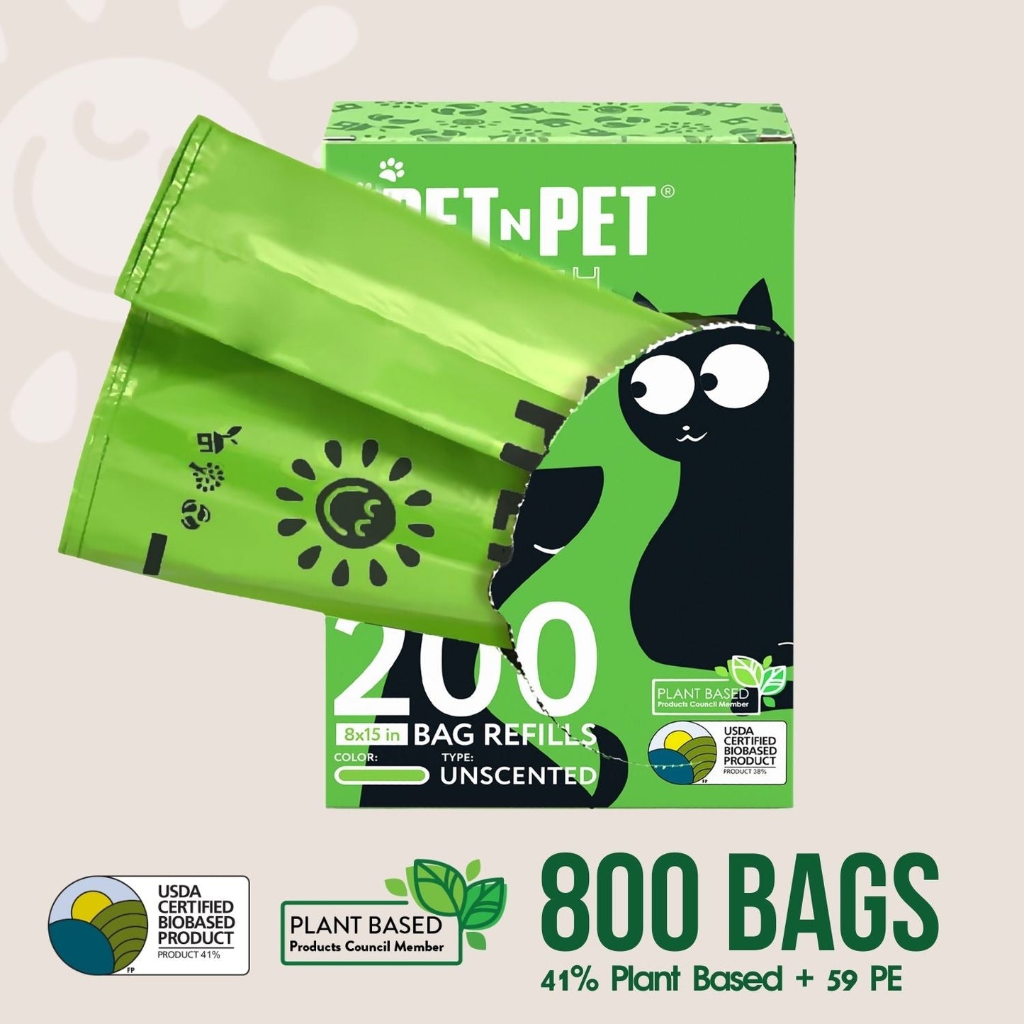 Handle Tie Dog Poop Bags Pet Waste Bags Pet N Pet ®