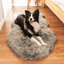 PupRug by Paw.com® Faux Fur Orthopedic Dog Bed - Curve Charcoal Grey Dog Beds Paw