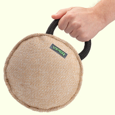 Viper Jute Round Bite Pillow Dog Toys Dogline