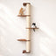 Wall Mounted Cat Climbing Pole - Sisal Cat Scratcher Catastrophic Creations