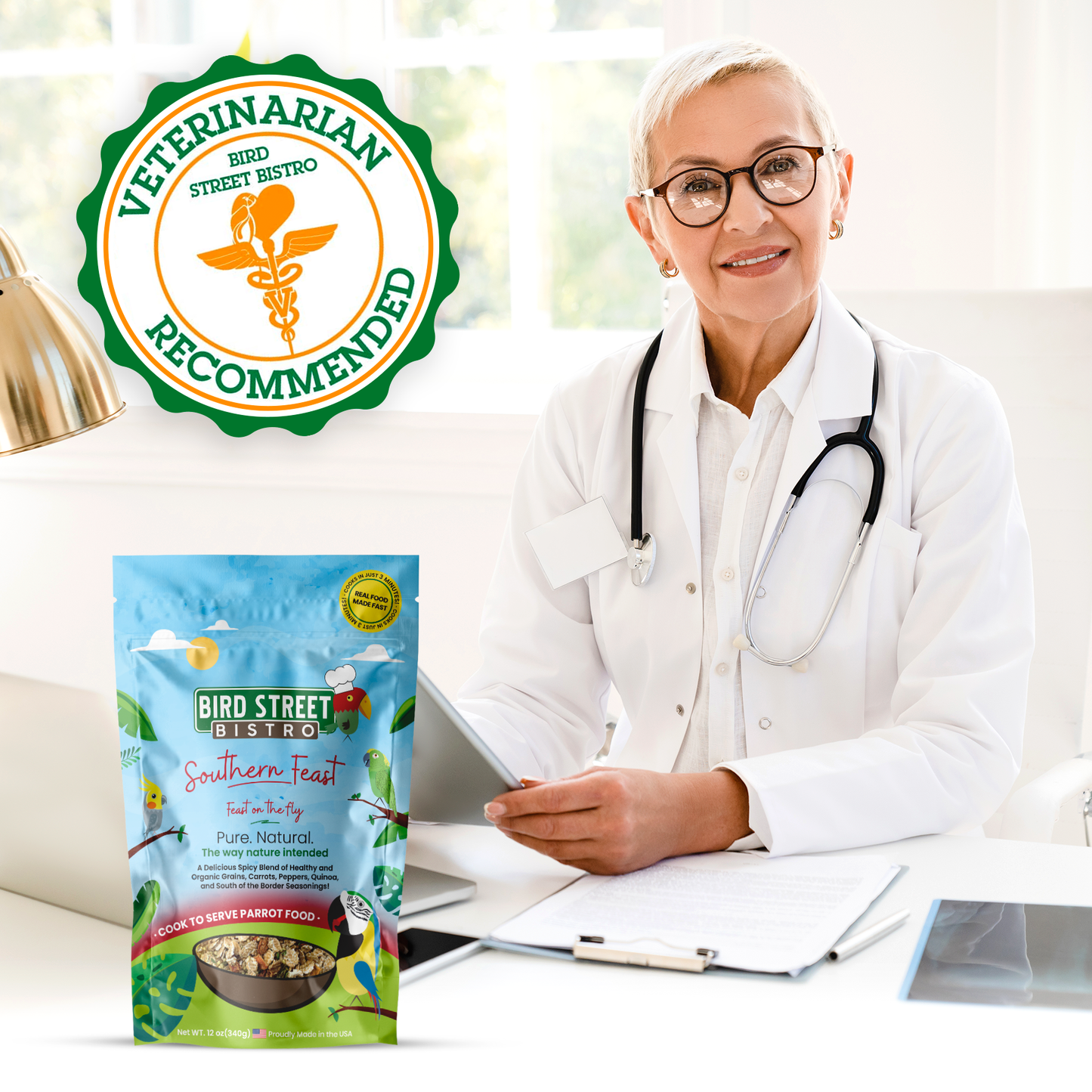 Southern Feast Parrot Food Bird Street Bistro