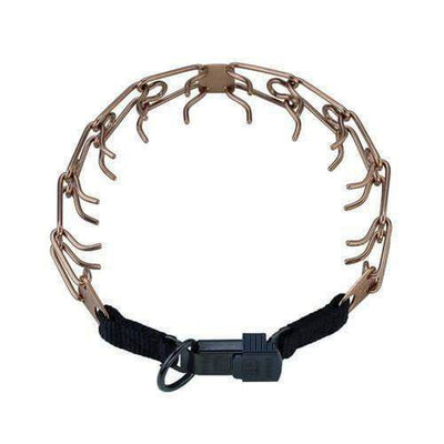 Herm Sprenger - ULTRA-PLUS Training Collar with Center-Plate and ClicLock - Curogan Gauge 4mm x 24" (60cm) Dog Training Collar Dogline