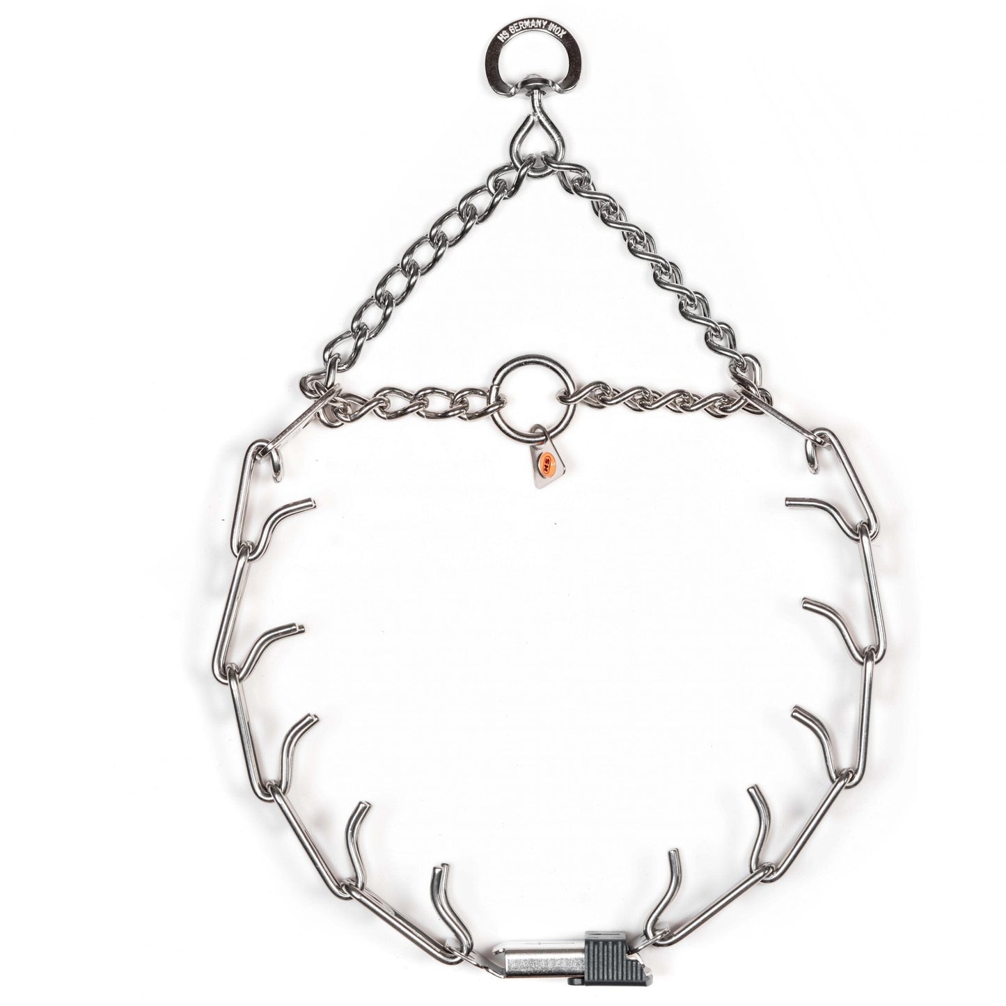 Herm Sprenger - ULTRA-PLUS Training Collar with ClicLock and Assembly Chain - Stainless Steel Gauge 4mm x 28" (70cm) Dog Training Collar Dogline