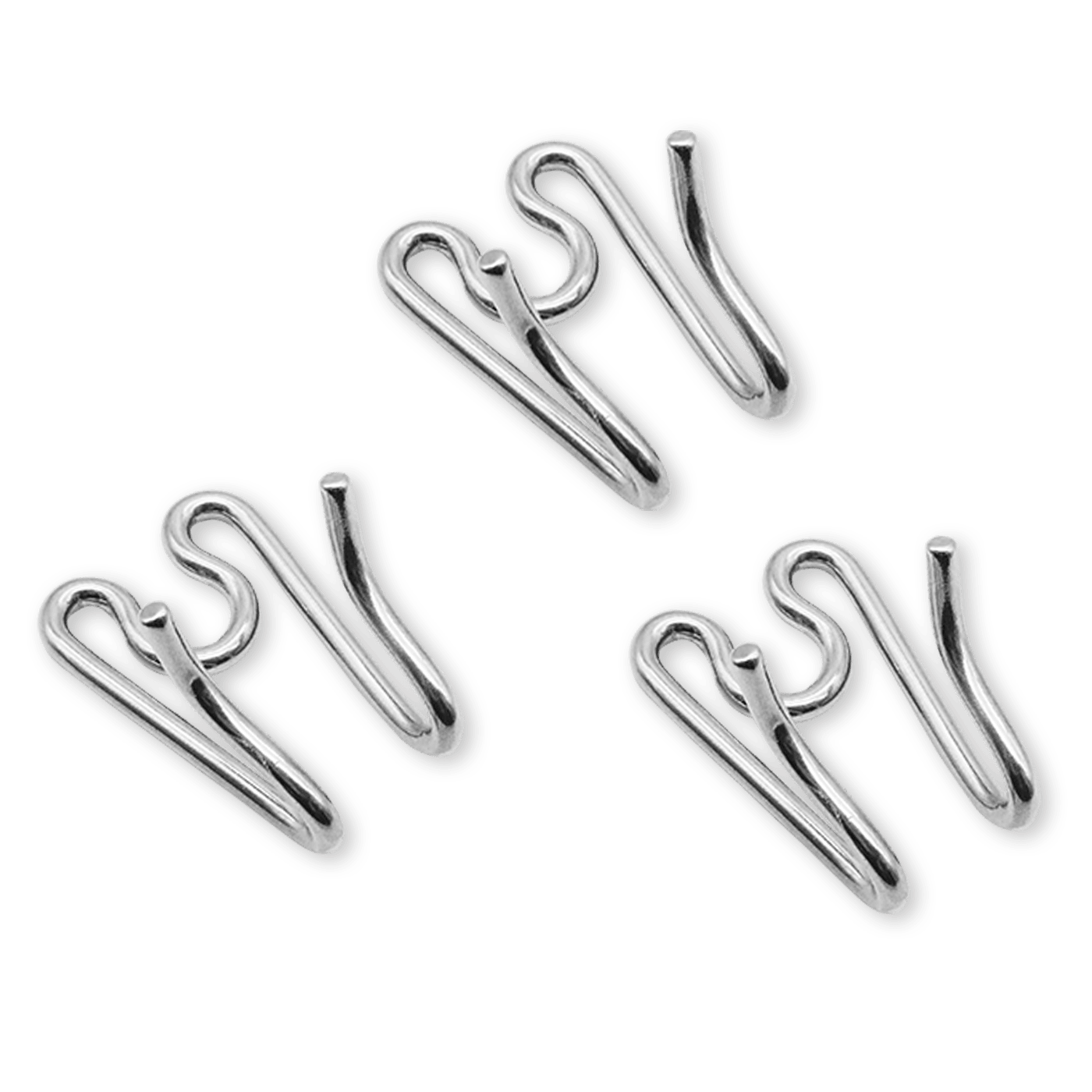 Herm Sprenger - ULTRA-PLUS Training Collar Middle Links for Lengthening (3-Pack) - Stainless Steel 3-pack - Gauge 4.0mm x 2" (5cm) Dog Training Collar Dogline