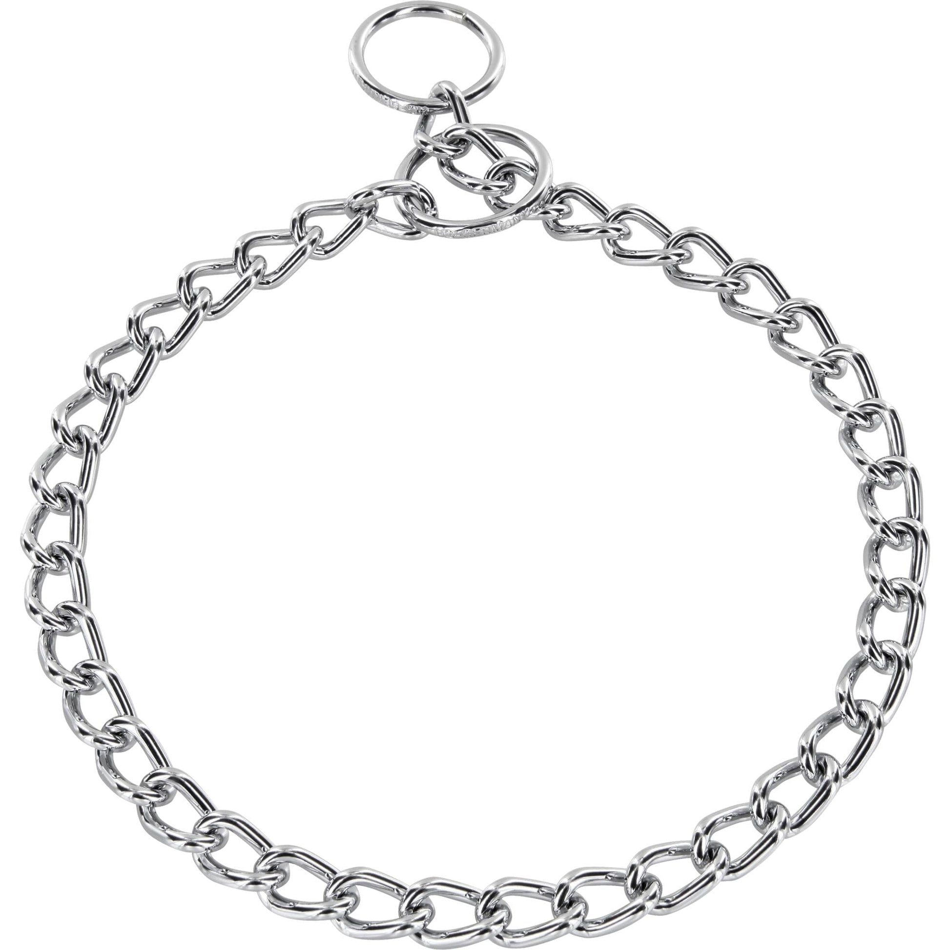 Herm Sprenger - Slide Chain Collar - Chrome Collars, Choke Chain Dog Collars Dogline