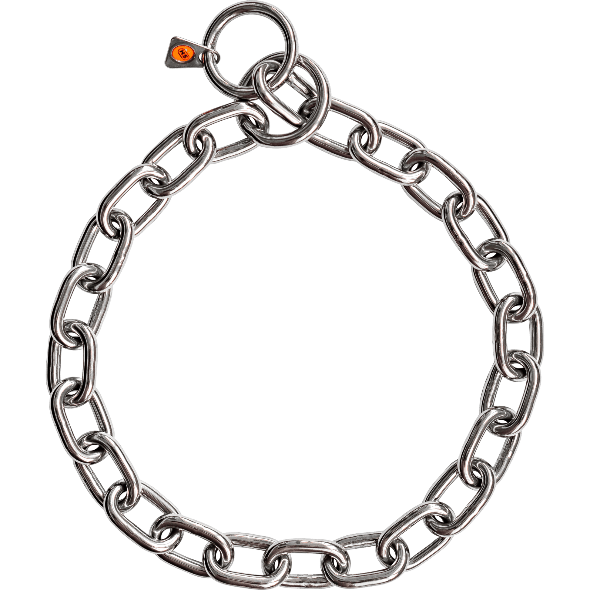 Herm Sprenger - Extra Strong Collar - Medium Links - Stainless Steel, 5 mm Gauge 5mm X 29" (73cm) Dog Training Collar Dogline