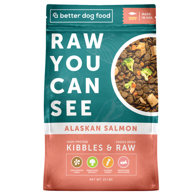A Better Dog Food Salmon - Raw You Can See 3 lb A Better Treat