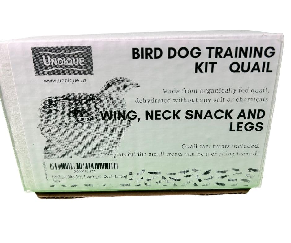 Quail Wing Dog Training Kit - Nutritious Dog Treats and Quail Wing for Effective Dog Training Sessions - Reinforce Positive Behaviors with Training Treats - Not Suitable for Small Breeds Dog Treats Quailz.com by Undique LLC