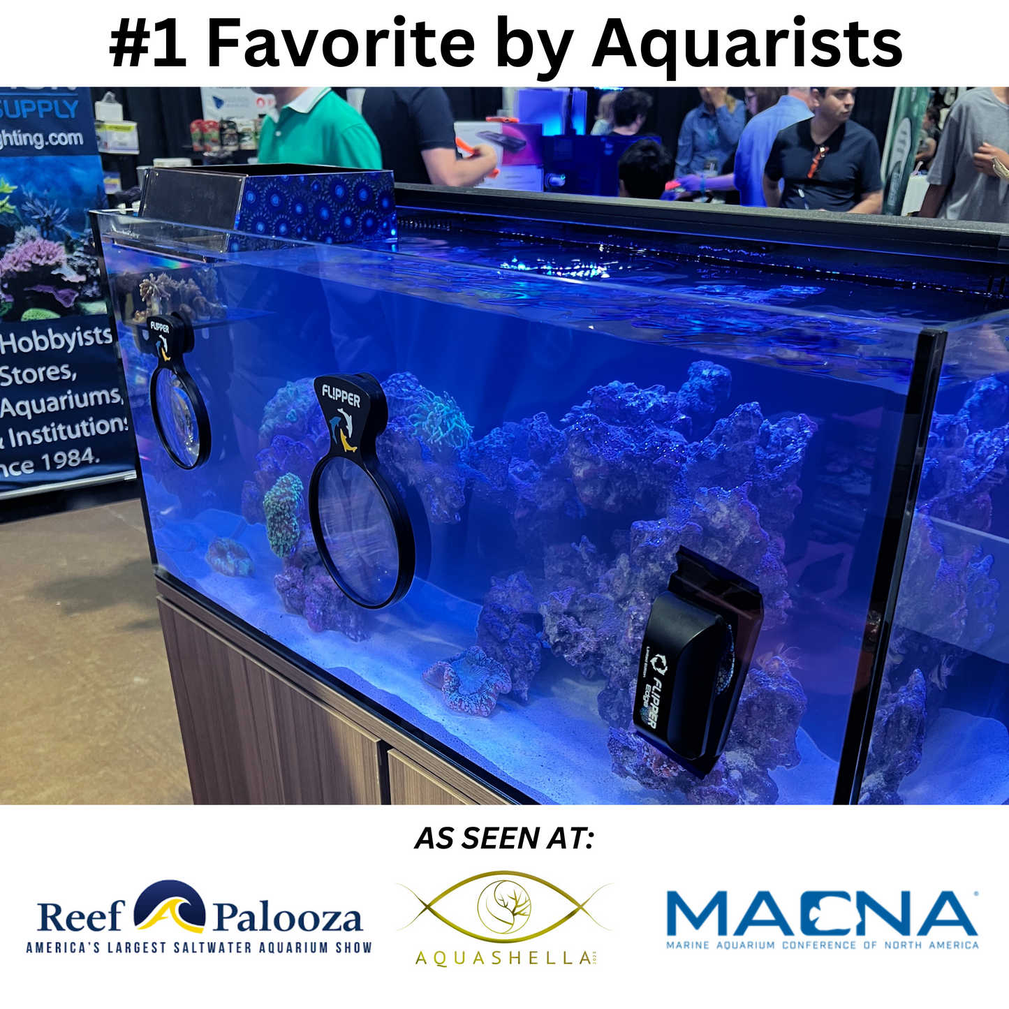 DeepSee Viewer Black 4" Aquarium Viewer Flipper Aquarium Products