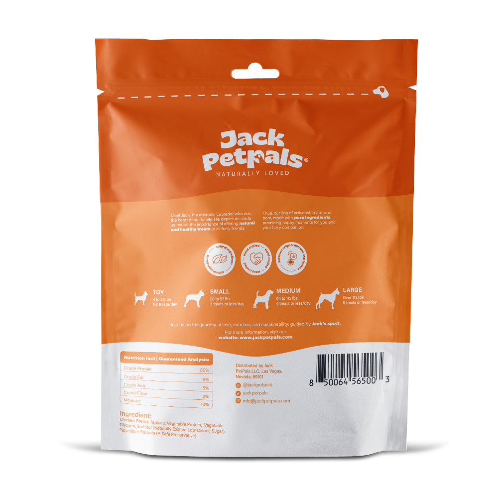 Jack PetPals Handcrafted Jerky Chicken Breast Dog Treats (12oz) Dog Treats American Pet Supplies