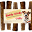 Bully Sticks 6" JUMBO | Very Low Odor | Pack of 5 | Grass-fed/Free-range Dog Treats Bones Bully Sticks and Natural Chews Chief’s Treats and Pet Supplies