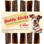 Bully Sticks 6" - THICK | Very Low Odor | Pack of 5 | Grass-fed/Free-range Dog Treats Bones Bully Sticks and Natural Chews Chief’s Treats and Pet Supplies