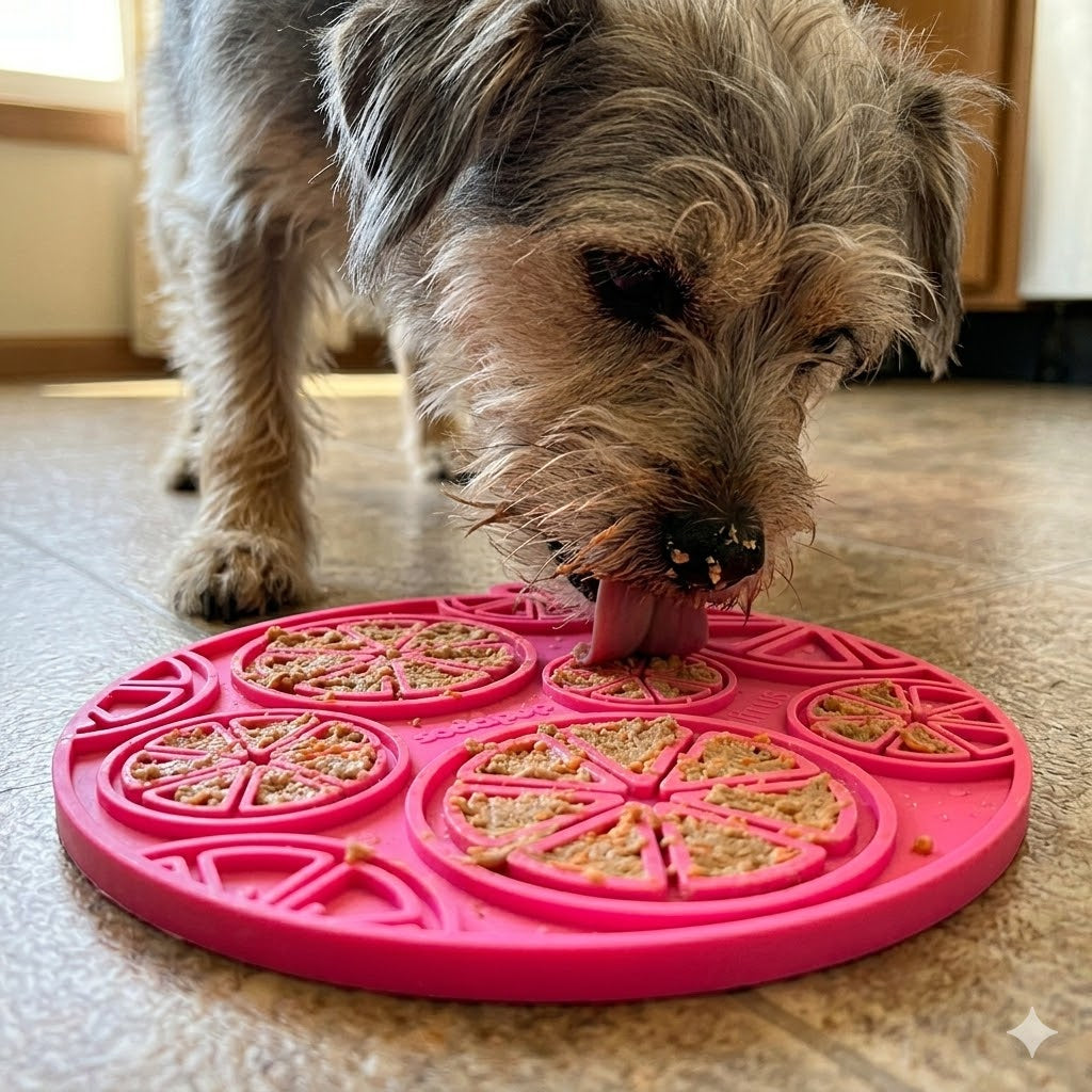 Citrus Design eMat - Enrichment Lick Mat For Dogs and Cats - with Suction Cups | USA Made EMAT SodaPup/True Dogs, LLC