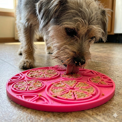 Citrus Design eMat - Enrichment Lick Mat For Dogs and Cats - with Suction Cups | USA Made EMAT SodaPup/True Dogs, LLC